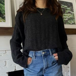 ⚡️ H&M charcoal grey jumper ⚡️